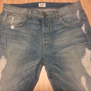 Hudson Dandy Slouchy Fit Jeans Light Wash 33 x 32